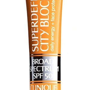 NIB Clinique Superdefense City Block Daily Energy + Face & Skin Sun Protection